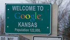 Hlavn msto Kansasu se pejmenovalo na Google, chce rychl internet